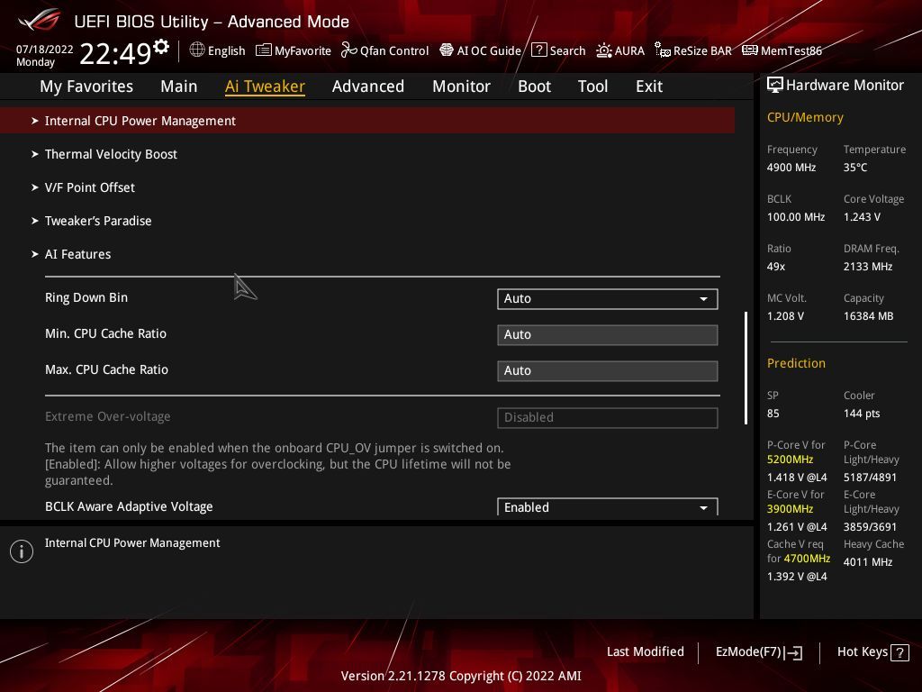 Asus ROG Strix Z690-A Gaming WIFI D4