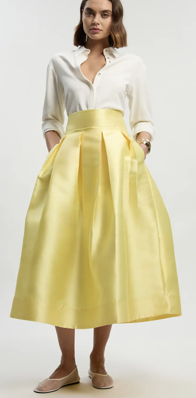 karenmillen, Forever Twill Woven Prom Maxi Skirt