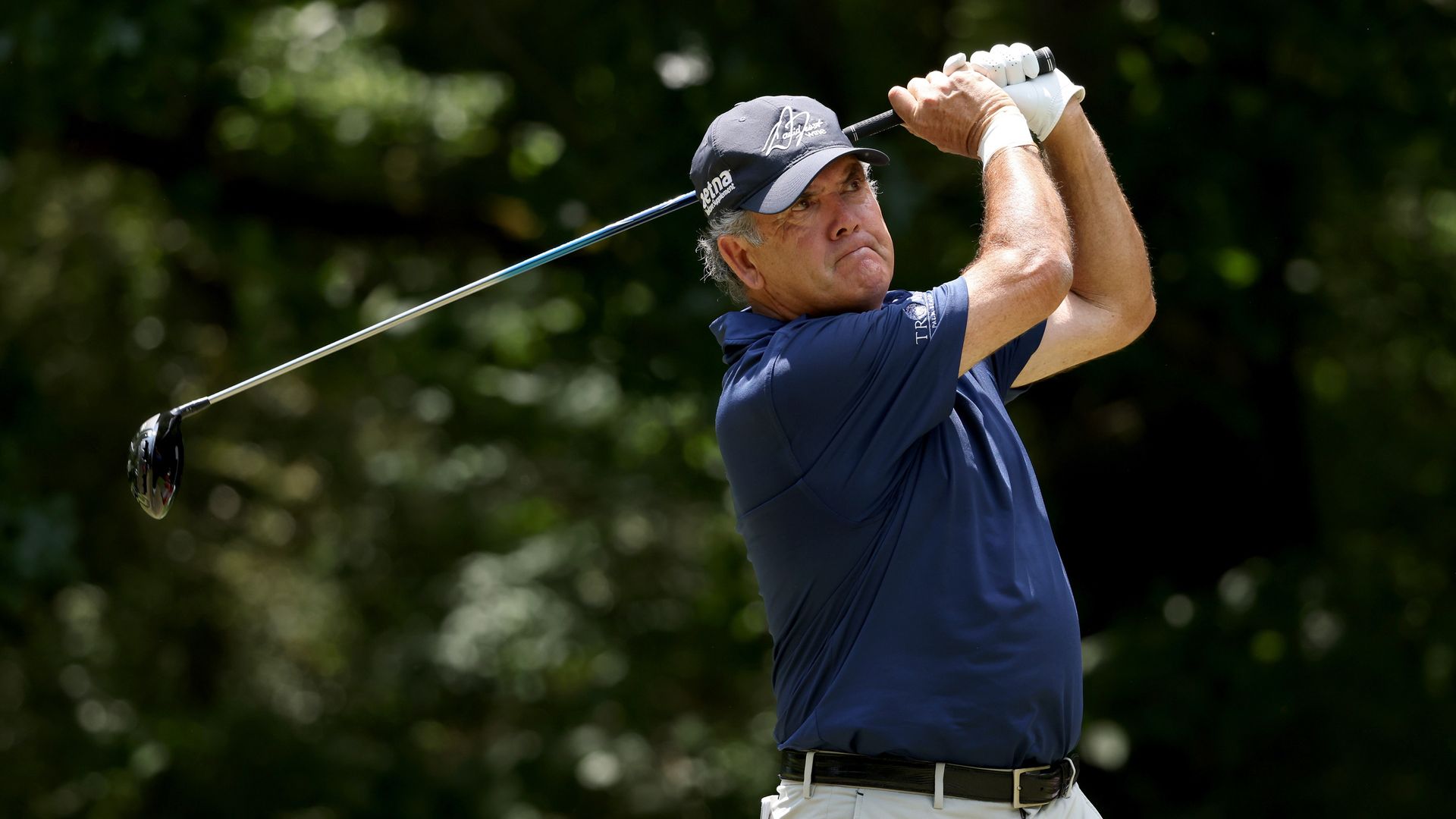 David Frost of South Africa hitting a drive