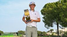 Martin Couvra with the Turkish Airlines Open trophy 