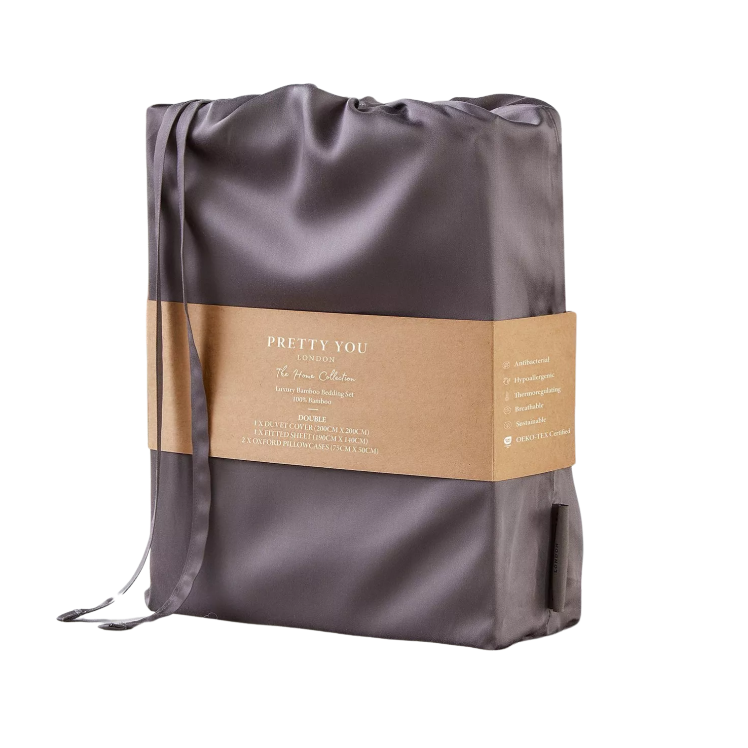 A bag of Pretty You London Bamboo Bedding Set from John Lewis