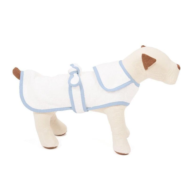 terry cloth dog bath robe