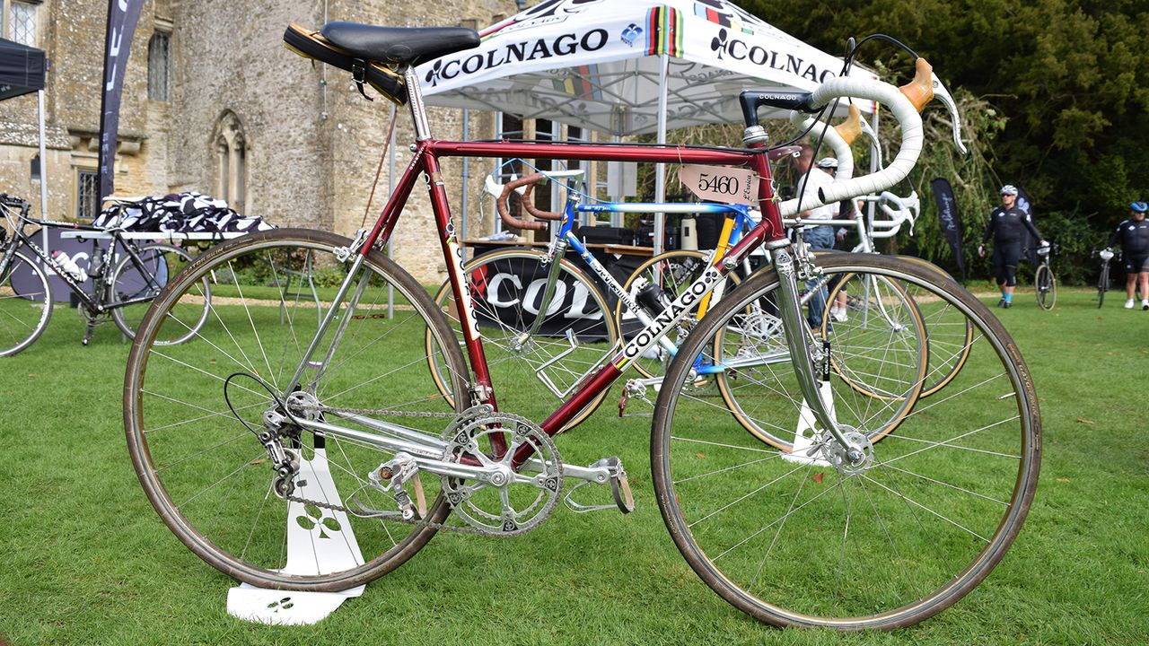 Colnago Super in Saronni red