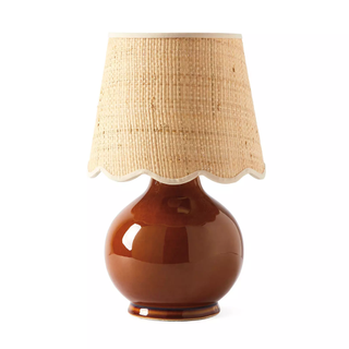 dark honey table lamp