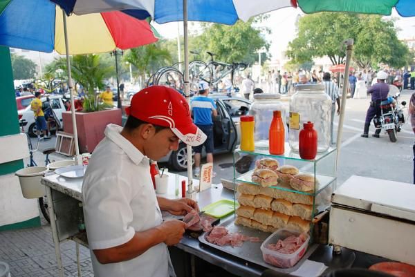 Some yummy snacks on the street