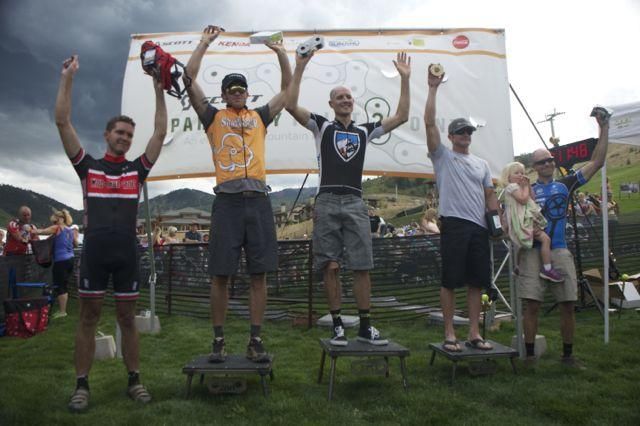 The singlespeed podium at the Park City Point to Point