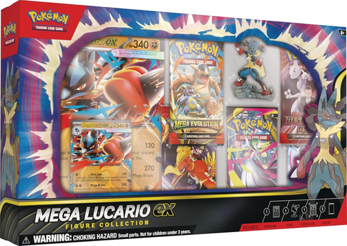 Pok&eacute;mon TCG Mega Lucario Ex Figure Collection