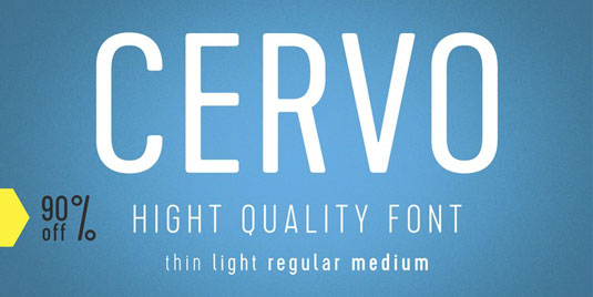 Cervo font