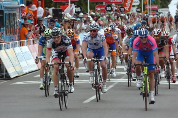 No celebration from Petacchi or Greipel as it was too close to call in Clare.