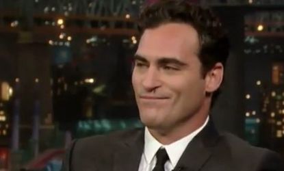 Does Joaquin Phoenix's stunt mean he's more clever than people assumed? 