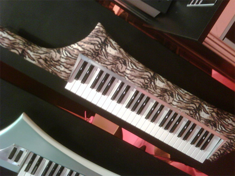 leopard skin keytar