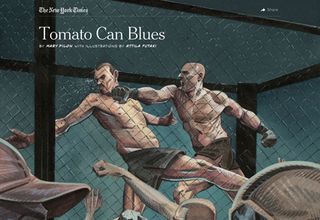 Examples of parallax scrolling websites: New York Times