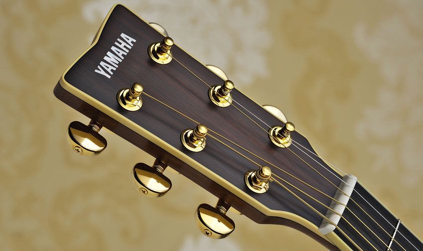 Gold tuners contribute to the high-quality feel