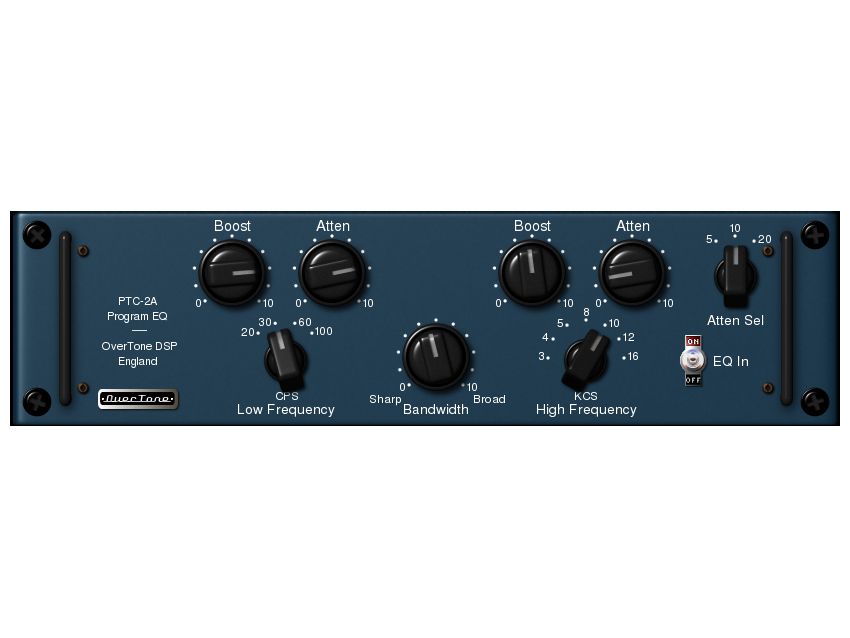 OverTone DSP PTC-2A Vintage Program EQ
