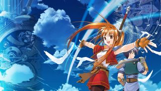 trails in the sky