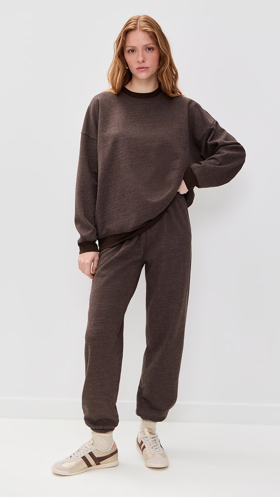 Crewneck Sweatshirt - Dark Oak