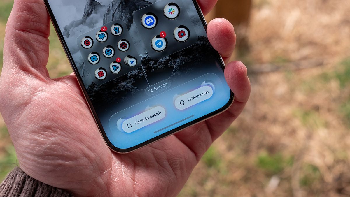 Contextual options presented after holding down the AI key on an Honor Magic 8 Pro