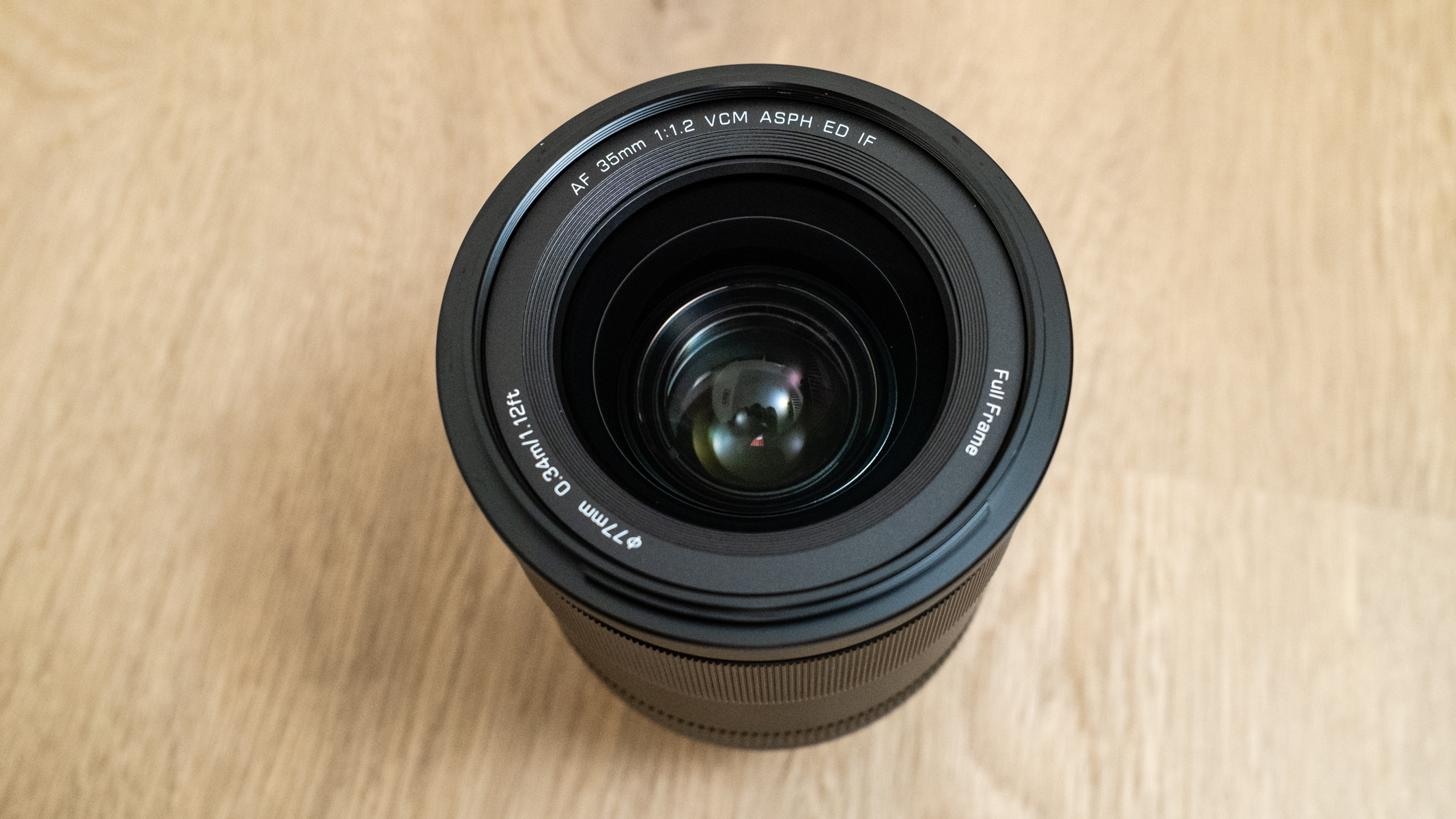 Viltrox AF 35mm f/1.2 LAB FE front element
