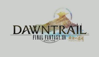 final fantasy xiv dawntrail logo white background