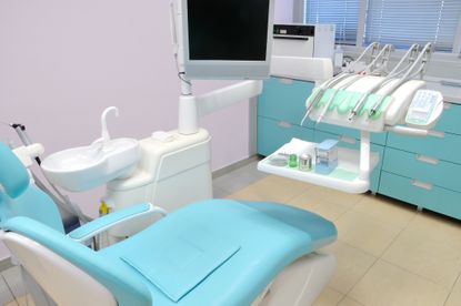 A dentist chair.