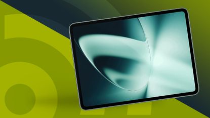 Best Android Tablets banner featuring OnePlus Pad and green background