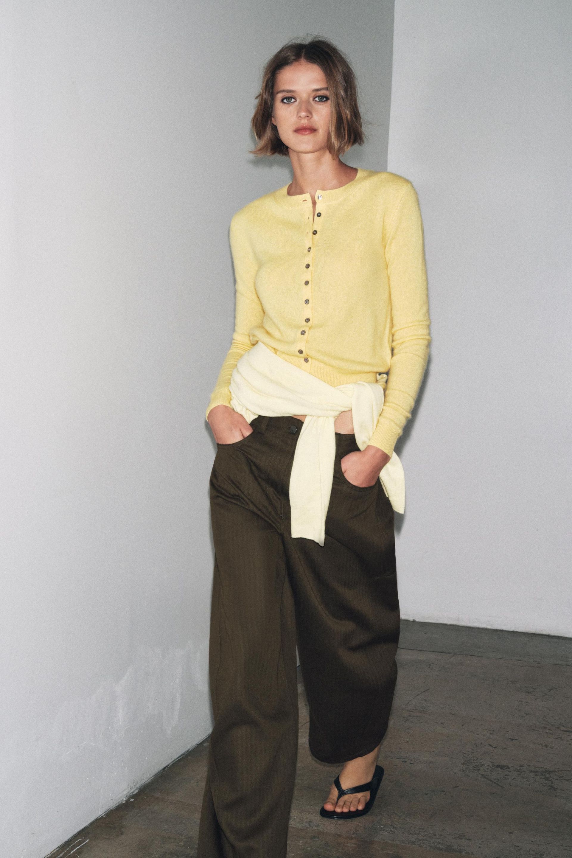100% Cashmere Knit Cardigan