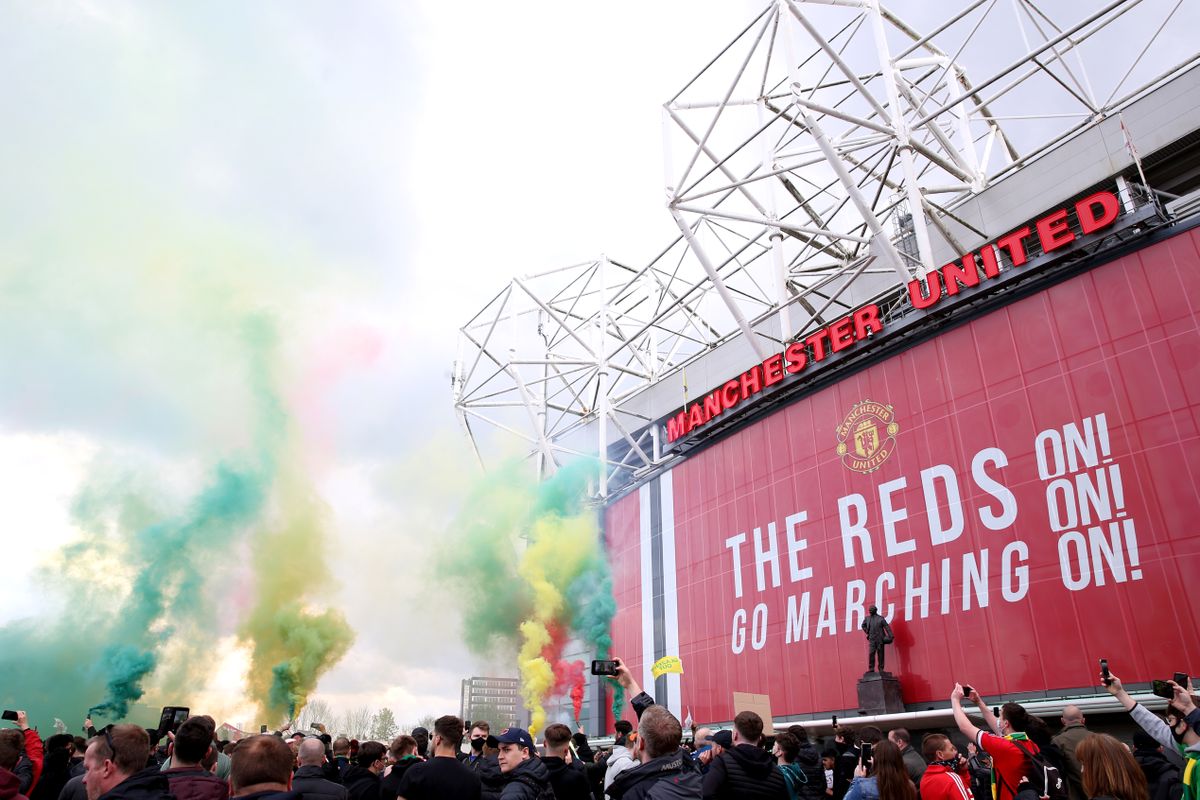 Manchester United fan protest – Old Trafford