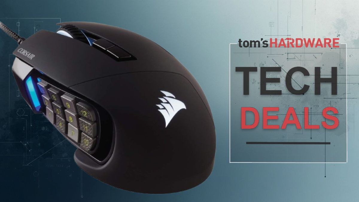 Corsair's Scimitar RGB Elite gaming mouse hits an all-time low of $49 — 17 programmable buttons built for MMO gaming