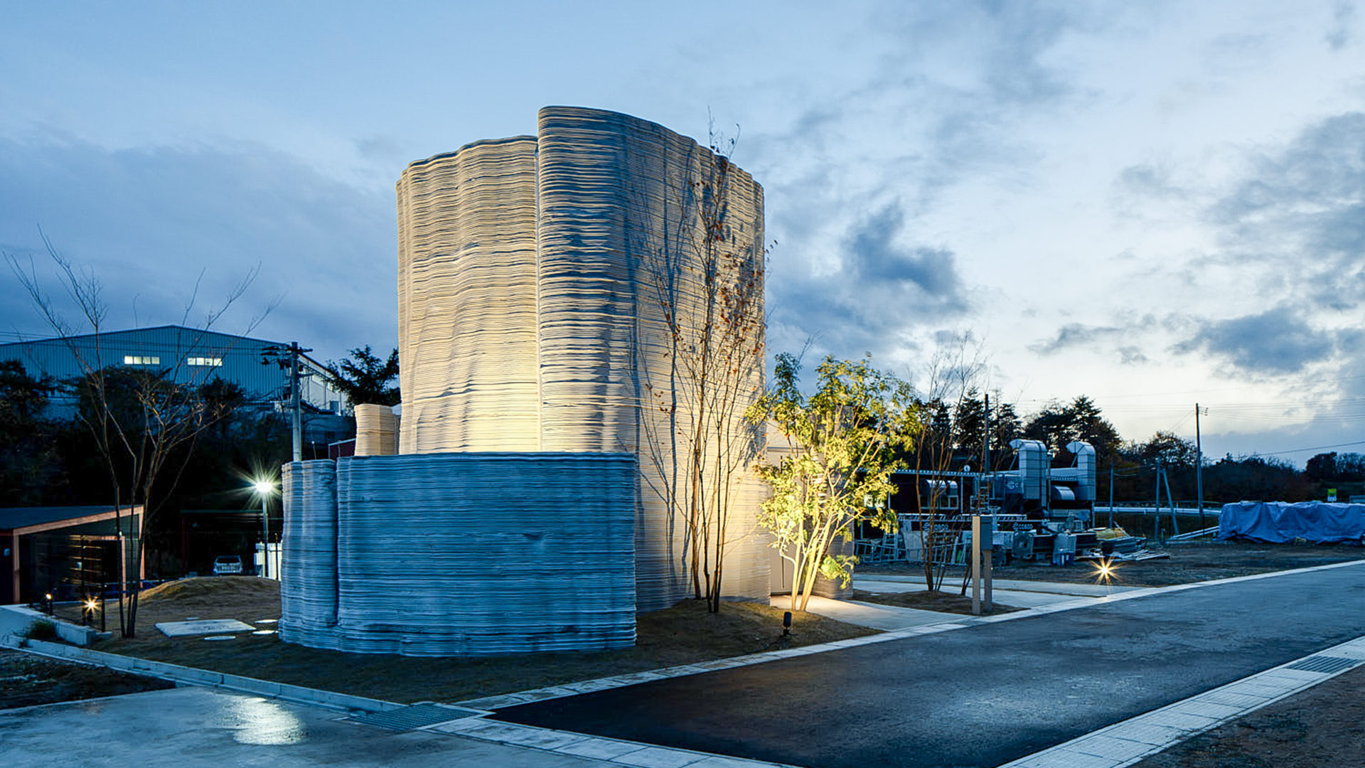 منزل مستوحى من الكهف مطبوع بتقنية ثلاثية الأبعاد في اليابان