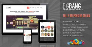 Portfolio WordPress themes - BigBang