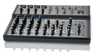 You get four mic/line channel strips all with three-band EQ, plus a further eight inputs spread across four stereo channels