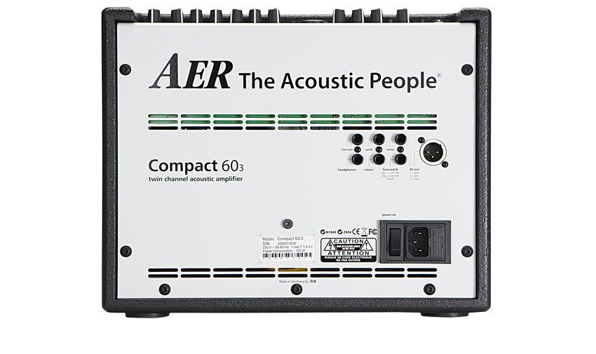 The Compact 60 3 has a useful selection of auxiliary connections, though surprisingly no iPod/media input