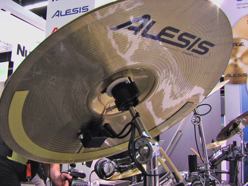 The workings of the Surge series are mounted to the cymbals' underside