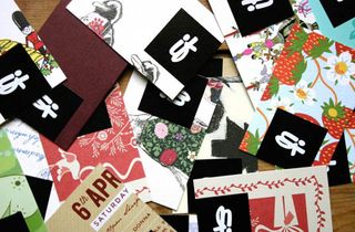 These cards were made by hand out of birthday cards, Christmas cards and screenprints that went wrong