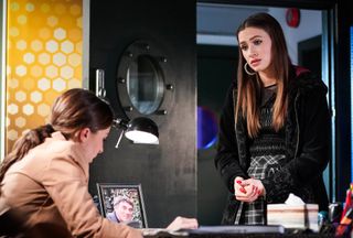 Dotty pitches her idea to Ruby in EastEnders