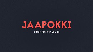 Free fonts: Jaapokki