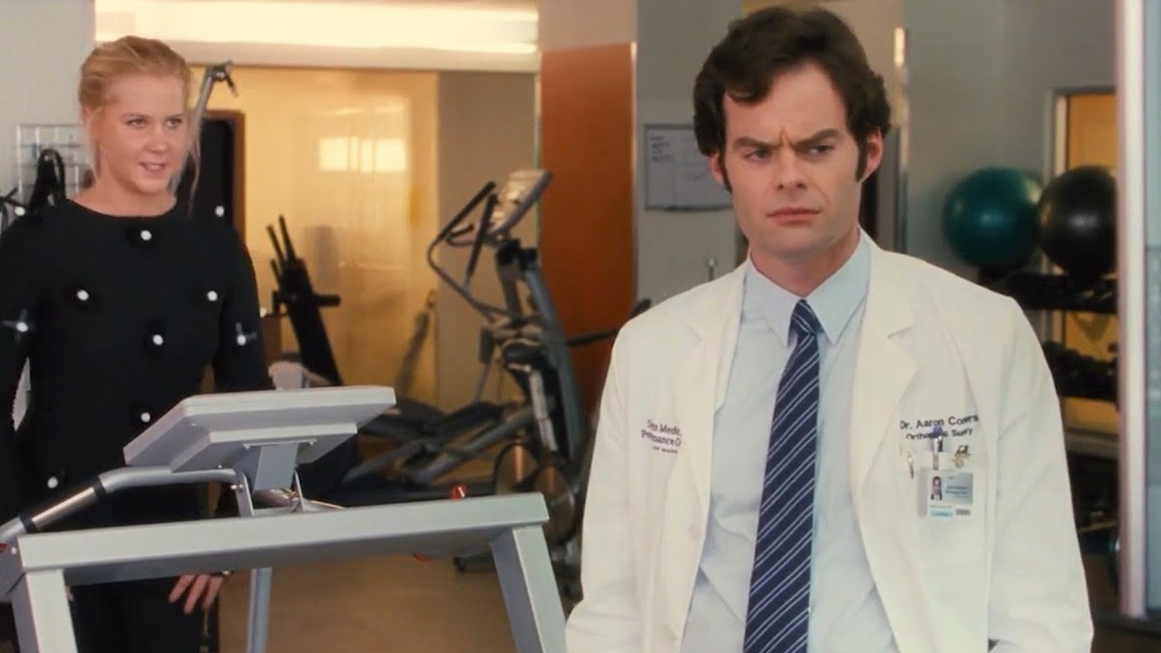 Amy Schumer and Bill Hader in Trainwreck