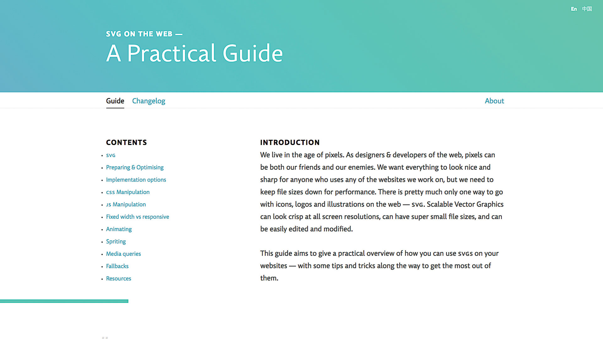 New skills in web design - SVGs