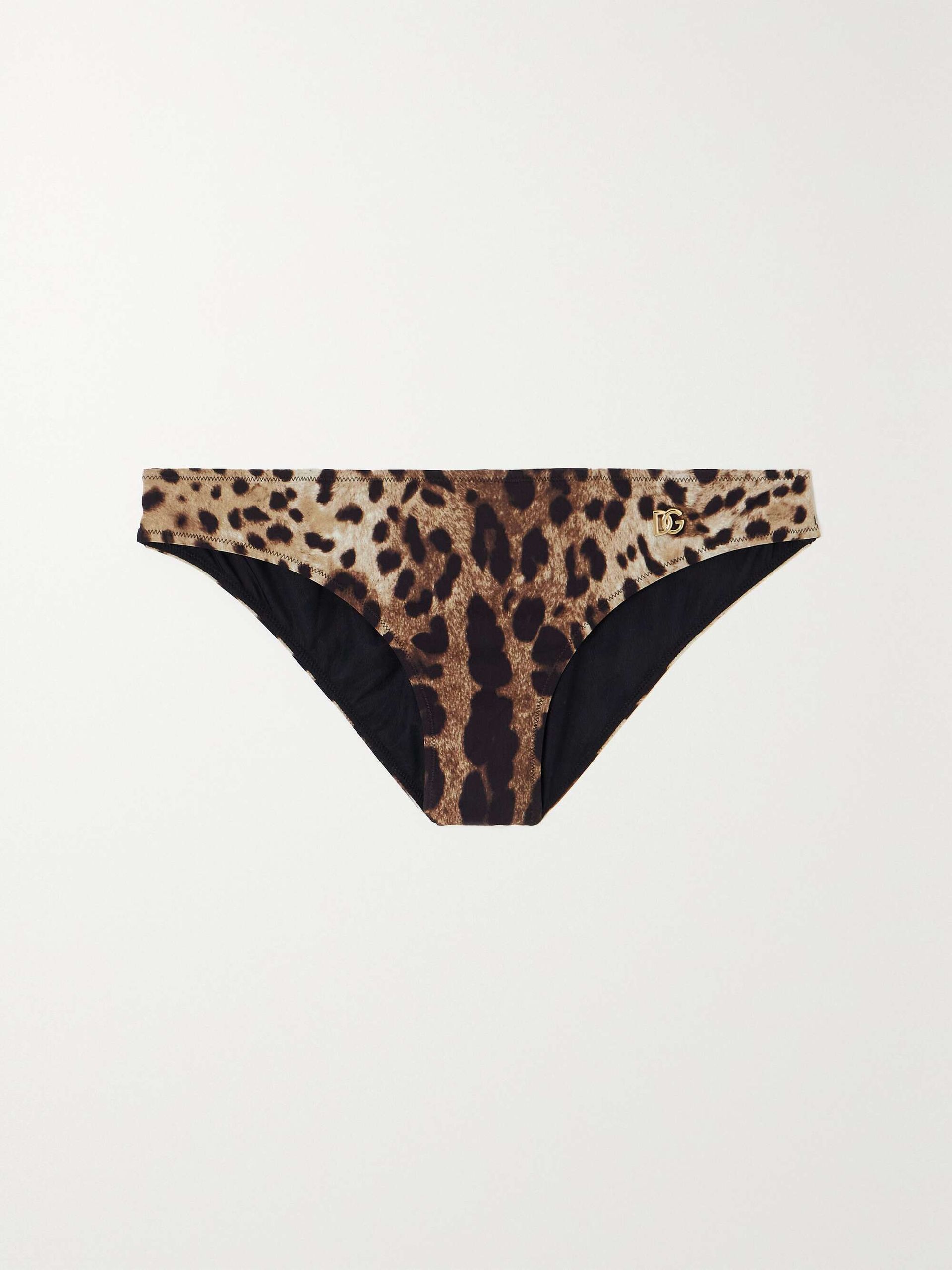Leopard-Print Bikini Briefs