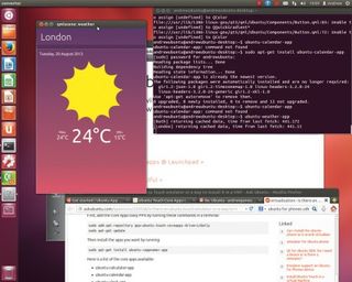 Ubuntu Phone weather app