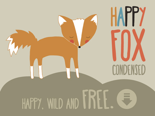 Best free handwriting fonts: Happy Fox