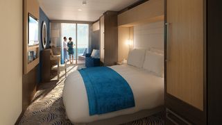 Many features – like the variety of staterooms – were challenging to envision effectively, due to the film being made as the ship was being fitted