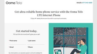 Website screenshot for Ooma Telo