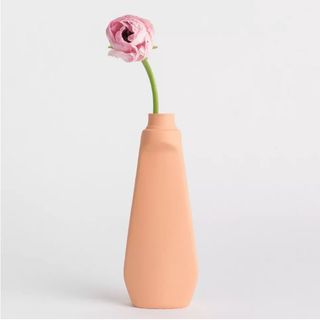 Middle Kingdom x Foekje Fleur Porcelain Lotion Vase in Orange
