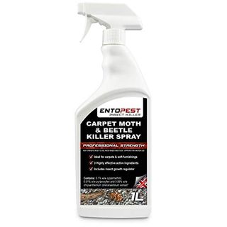 Entopest Insect Killer Spray for Carpets 1l Rtu - Pro Strength Insecticide Spray for Carpet Beetle & Case-Bearing Clothes Moth (includes Advanced Igr)