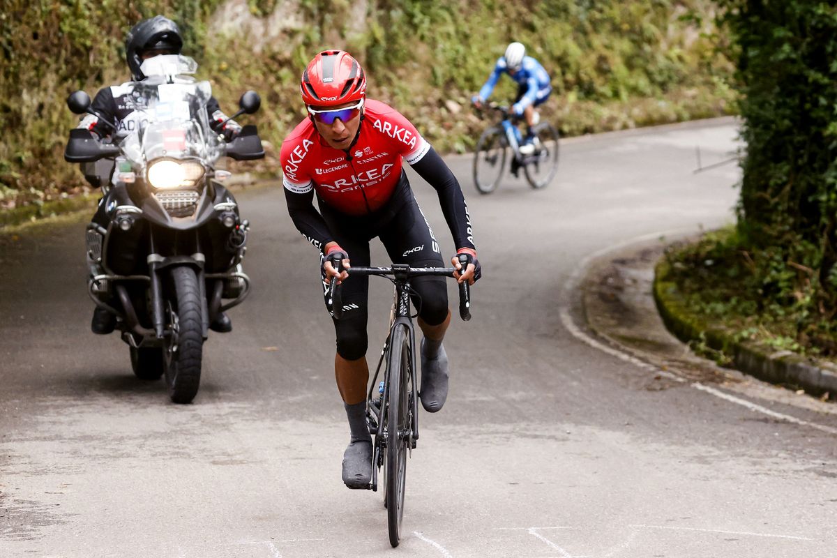 Vuelta Asturias 2021 - 64th Edition - 1st stage Oviedo - Pola de Lena 184,5 km - 30/04/2021 - Nairo Quintana (COL - Team Arkea - Samsic) - photo Luis Angel Gomez/BettiniPhoto&Acirc;&copy;2021