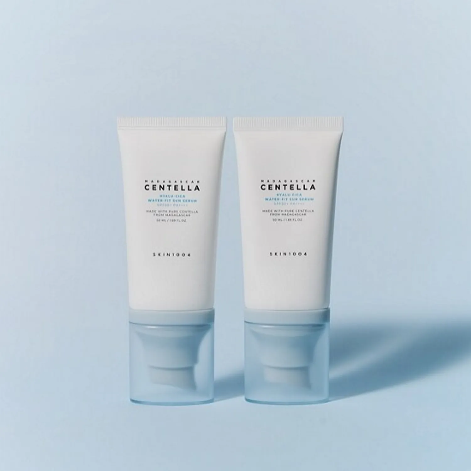 SKIN1004, Madagascar Centella Hyalu-Cica Water-Fit Sun Serum - Twin Pack