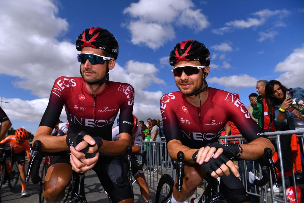 Owain Doull (Team Ineos) lines up at the Vuelta a Espana