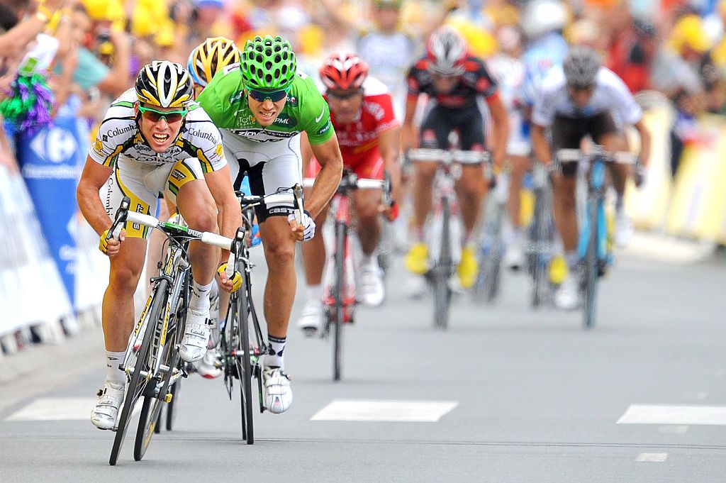 Cycling : Tour de France 2009 / Stage 10
Arrival / CAVENDISH Mark (Gbr)/ HUSHOVD Thor (Nor) Green Jersey /
Limoges - Issoudun (194,5 Km) /
Rit Etape / TDF / (c)Tim De Waele