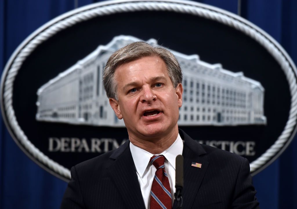 FBI Director Christopher Wray.